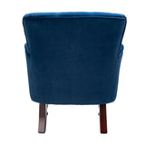 Super Comfy Navy Blue Velvet Sofa Lounge Chair