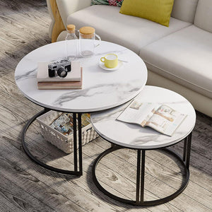 Duo Black Nesting Tables Set Of 2