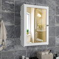 Elegant Structured Wooden Bathroom Cabinet