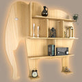 Designer Wooden Wall Shelf / Book Shelf, with Light oak Finish