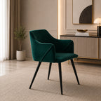 Emerald Rich Cushiony Plush Velvet Accent Chair