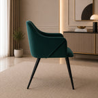 Emerald Rich Cushiony Plush Velvet Accent Chair