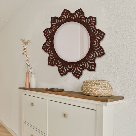 Wooden Wall Mirror