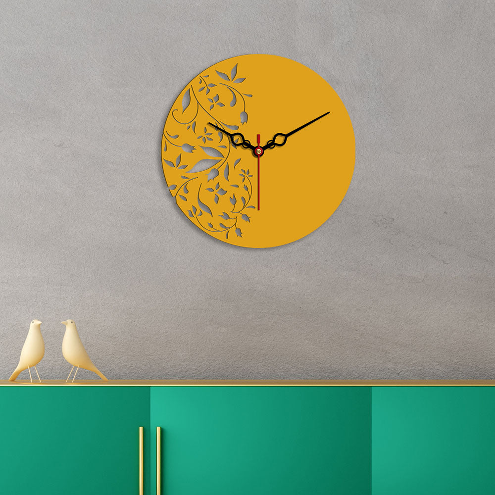 wooden wall clock