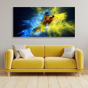 Flying Parrot Premium Canvas Wall Painting