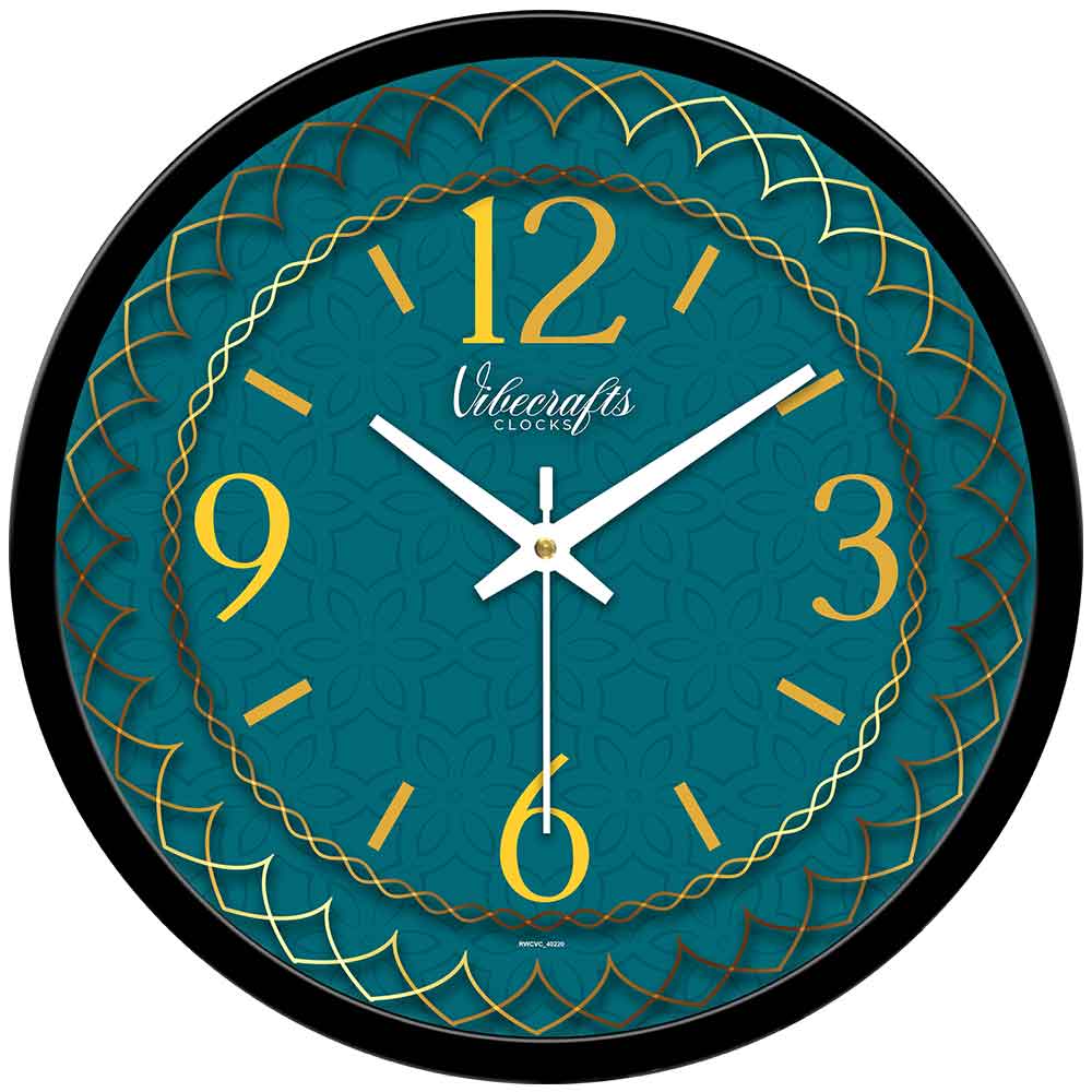 Geometric Modern Design Printed Wall Clock