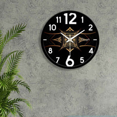 Golden Art Shape Designer Wall Clock