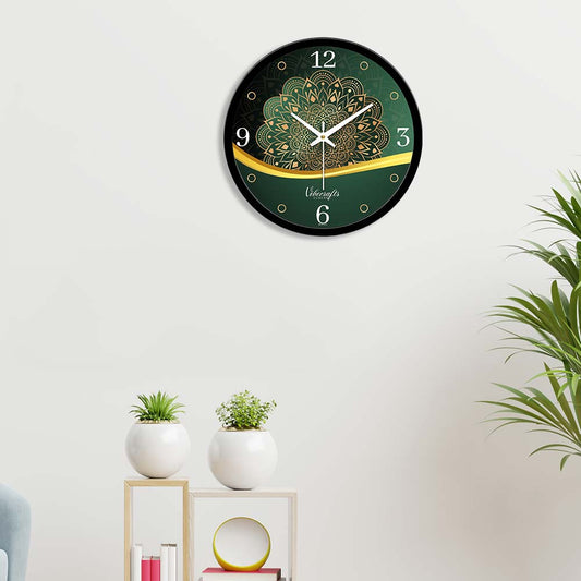 Green Colour Wall Clock