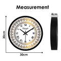 Golden Royal Pattern Designer Wall Clock