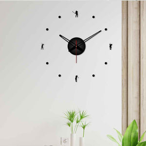 Golf Game Designer Big Size 3D Infinity Wall Clock