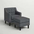Accent Chair with Ottoman