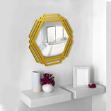 Designer Decorative Wooden Wall Mirror 