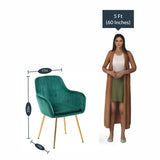 Back Luxury Green Premium Lounge Chair
