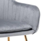 Back Luxury Grey Comfy Lounge Chair