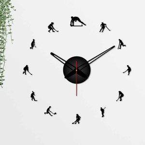 Hockey Designer Big Size 3D Infinity Wall Clock