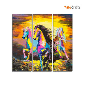 Horses Canvas Wall Painting 