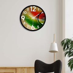 Indian Flag Designer Wall Clock