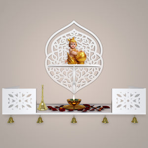Designer Wall Hanging Wooden Temple