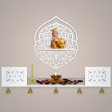 Designer Wall Hanging Wooden Temple
