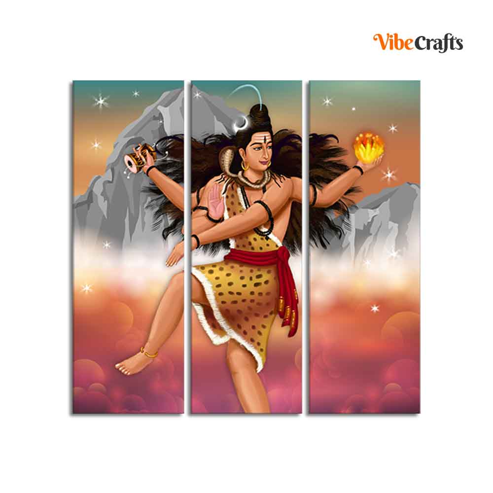 Nataraja Canvas Wall Painting 