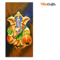 Vighnaharta Ganesha Canvas Wall Painting.