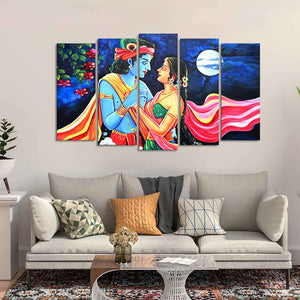 Radha Krishna Canvas Wall Painting