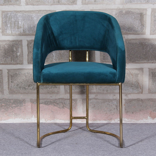 Comfort Seating Velvet & Iron Dining Chair