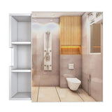 Luxurious Classic Wooden Bathroom Cabinet 