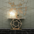  Console Table In Hexagonal Design