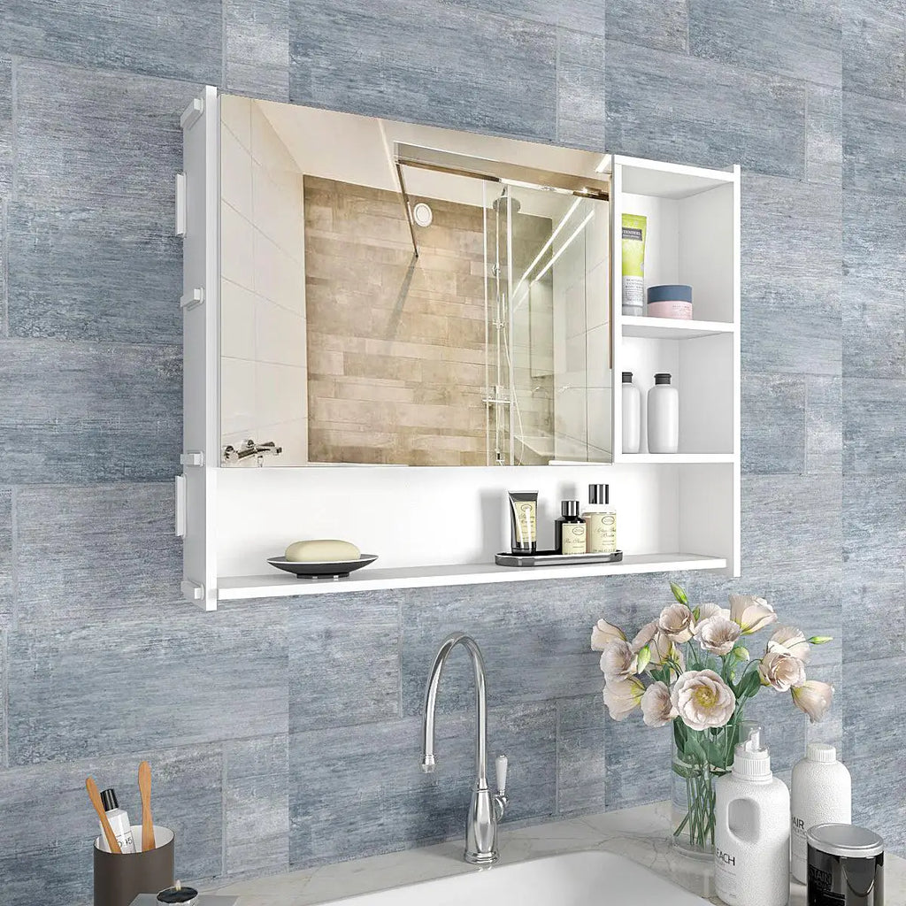 Big Bathroom Mirror Cabinet