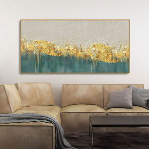 Golden Texture Premium Wall Painting