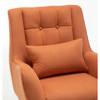 Luxurious Yellow Thick Padded Velvet Sofa 