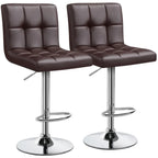  Leatherette Brown Bar Stool 