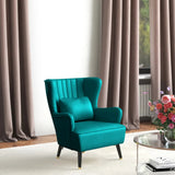 Emerald Chic Tufted Sofa Lounge Chair with Cushion