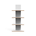 Minimalist Design Wooden Wall Shelf with White Finish