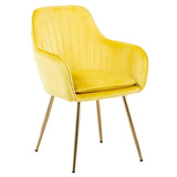 Luxury Yellow Sofa Lounge Chair