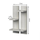  Wooden Wall Shelves with White Finish