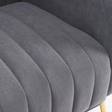 Luxurious Grey Sofa Lounge Chair
