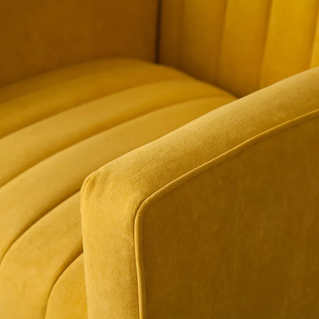 Luxurious Yellow Sofa Lounge Chair