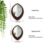  Decorative Art Wooden Wall Mirror