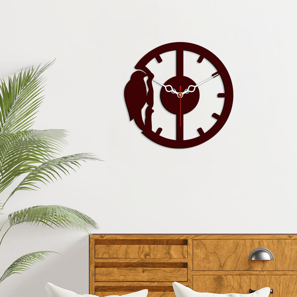 Wooden Wall Clock