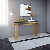 This is best for home decoration Modern Luxury Black Marble Console Table 
