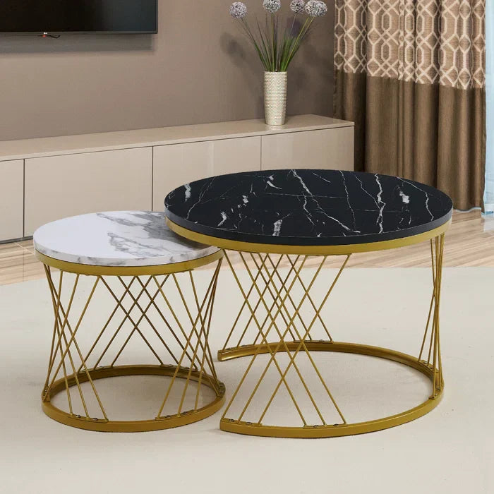 Modern Minimalist Stylish Nesting Coffee Table