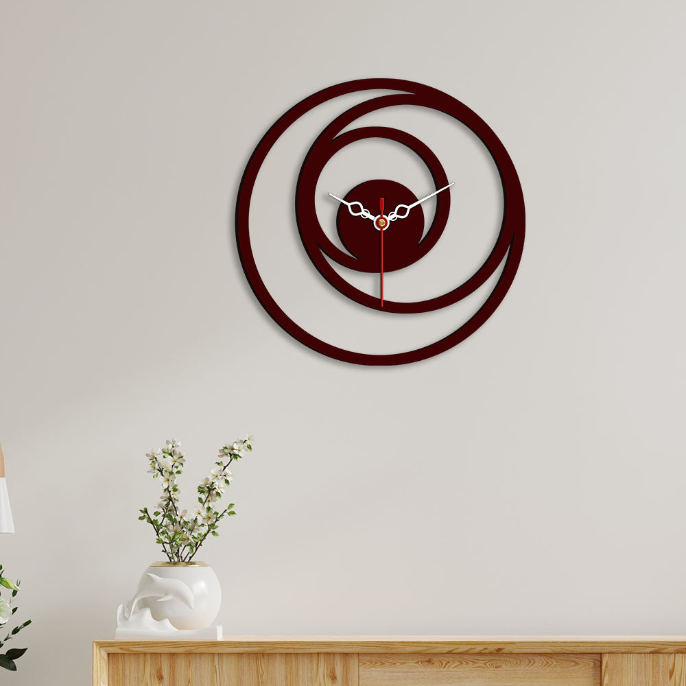 Designer wooden wall clock