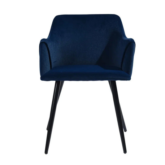 Blue Luxury Cushion Velvet Lounge Chair