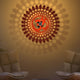 Om with Mandala Pattern Shadow Lamp