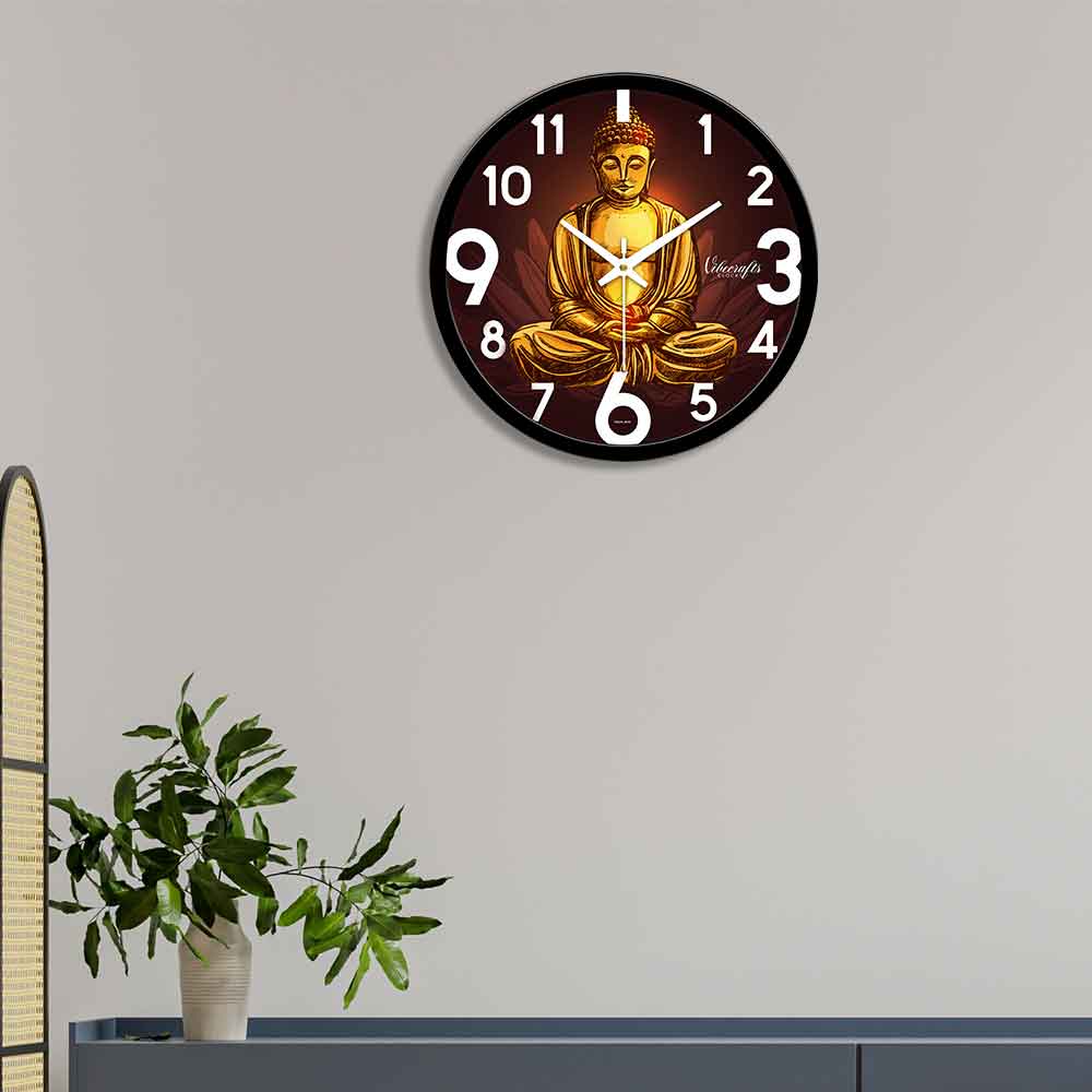 Buddha Spiritual Designer Wall Clock