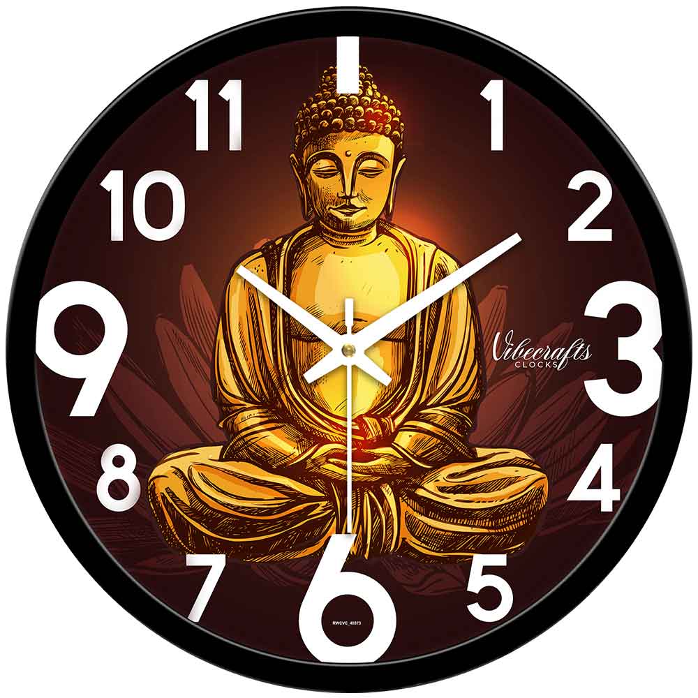 Buddha Designer Wall Clock