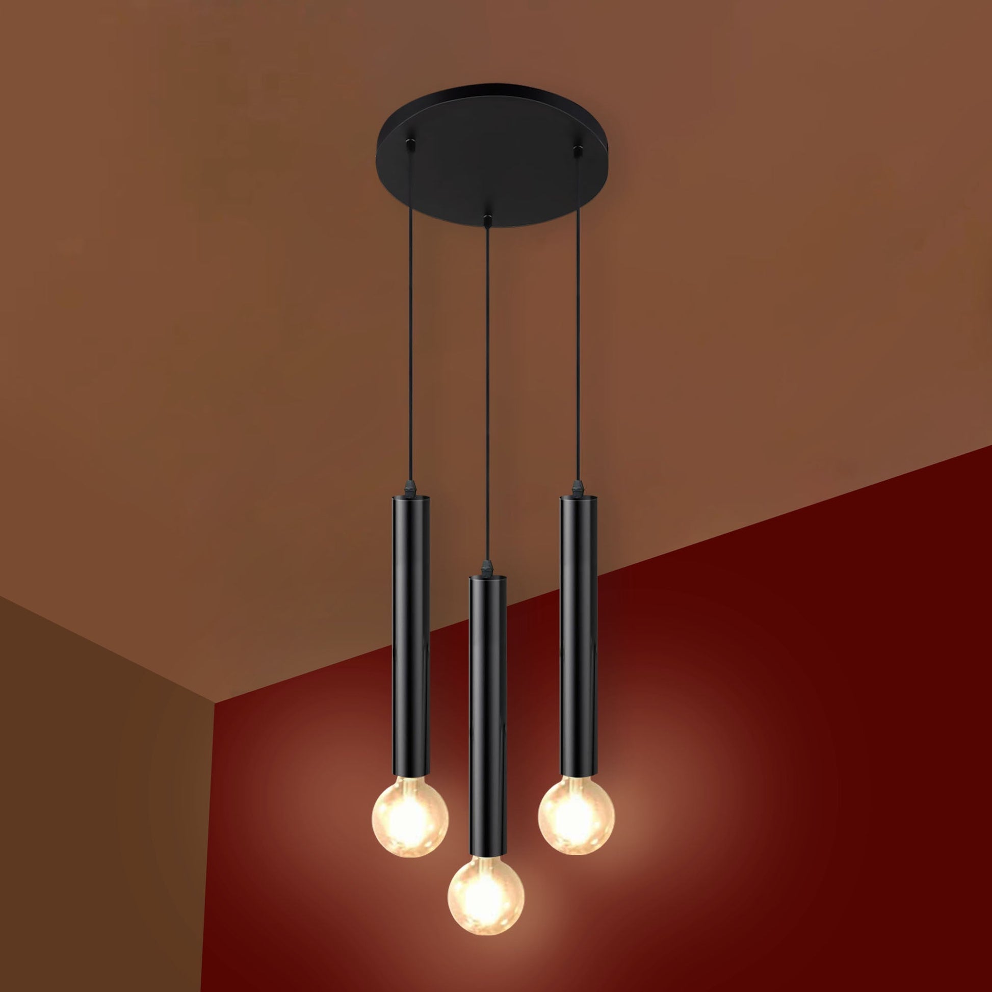 Pendant Ceiling Light Set of 3 Modern Look Ceiling Lamp