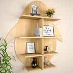 PWooden Wall Shelf / Book Shelf / Night Light